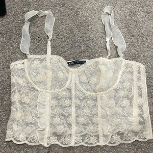 Zara lace top
